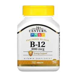 Вітамін B12, B-12 1000 mcg - 110 tabs