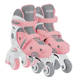 Роликові ковзани Globber Learning Skates 2 в 1 р.30-33 пастельно-рожеві (783-210) - мініатюра 2