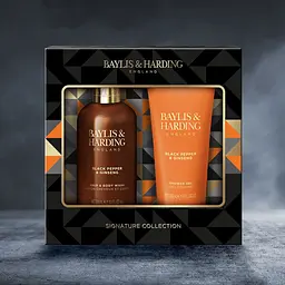 Подарунковий набір Baylis & Harding Black Pepper & Ginseng: Шампунь-гель для душу 300 мл + Гель для душу 200 мл - мініатюра 3