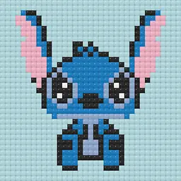 Алмазна мозаїка міні Stitch Стіч ODM0105 10х10 см