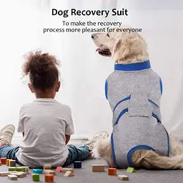 Післяопераційна попона для собак Wan Talk Recovery Suit, Purple, 4XL - мініатюра 4