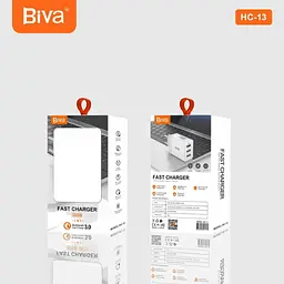 Зарядний пристрій Biva HC-13 30W 3USB Wall Charger White - мініатюра 3
