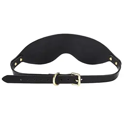 Розкішна маска на очі Zalo Blindfolds Black - мініатюра 3