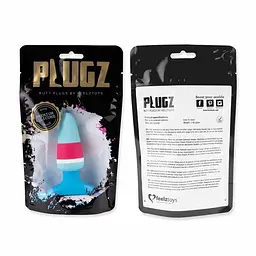 Анальна пробка FeelzToys Plugz Butt Plug 7 см (блакитний) - мініатюра 7