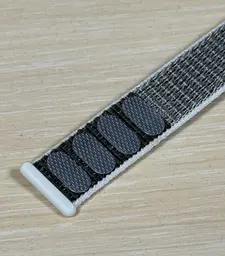 Ремінець Primo нейлоновий для смарт-годинника Huawei Band 10 / Band 9 / Band 8 - White/Grey - мініатюра 5