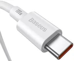 Кабель Baseus Superior Series Fast Charging Cable Type-C to Type-C 100W 1m CATYS-B02 White - мініатюра 2