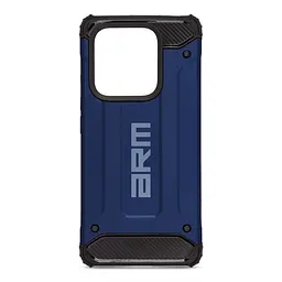 Чехол для Xiaomi Redmi Note 14 5G, Panzer, синий, противоударный, бронированный, милитари, панель-накладка, защита всего корпуса, защита дисплея и камеры, термополиуретан (TPU) + поликарбонат (PC), ArmorStandart (ARM79843)