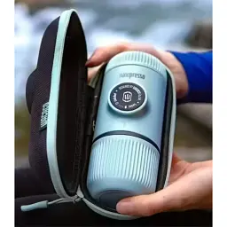 Портативна еспресо-кавоварка Wacaco Nanopresso з чохлом Blue - мініатюра 4