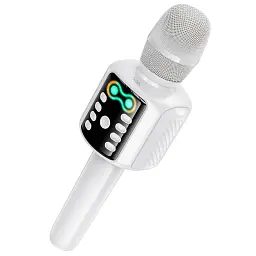 Портативна колонка-мікрофон HOCO L24 Shine White 6942007673778