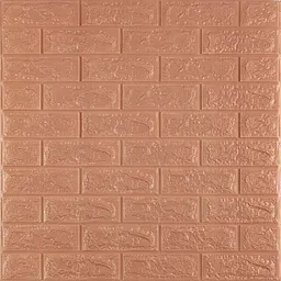 Самоклеюча стінова панель Sticker Wall 3D 700х770х7мм (цегла) кава з молоком (D) SW-00001800