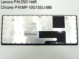 Клавіатура для LENOVO IdeaPad U260 (RU Black з рамкою). Оригінал. - мініатюра 2