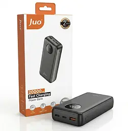Зовнішній акумулятор Power Bank JUO PD20W 22.5 W  на  20000 mAh  зарядний пристрій 2xUSB + Type-C  - мініатюра 7
