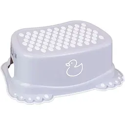 Сходинки дитячі антиковзкі у ванну Tega Baby Duck light gray