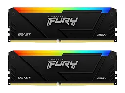 Модуль пам'яті Kingston FURY 64 GB (2x32GB) DDR4 3600 MHz Beast RGB (KF436C18BB2AK2/64)