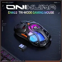 Миша Onikuma DM02 Wireless Black [161300] - мініатюра 7