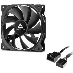 Вентилятор для корпуса 120mm Chieftec ZF-1225PWM - мініатюра 5