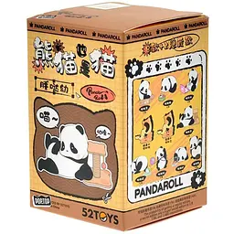 Колекційна фігурка-сюрприз Мяу панди 52Toys Pop Top 22CB437GG13 серії Panda Roll