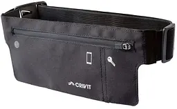 Плоска поясна сумка для бігу, тренувань Crivit Чорна - мініатюра 3