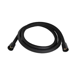 Шланг для ручного душу Qtap Hadice 1600 мм QTHADPVCSQ160B Black matt, Чорний матовий