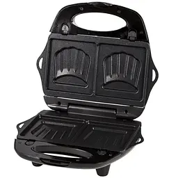 Мультимейкер Tefal BreakTime 700 Вт тефлон 3 пластини корпус пластик чорно-сріблястий (SW614831) - мініатюра 4