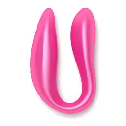 Смарт вібратор для пар DOUBLE PLEASURE, колір: рожевий Oninder (Іспанія) Oninder O937690 103162 - мініатюра 2