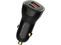 Автомобільний зарядний пристрій ColorWay Power Delivery 60 W Black (CW-CHA046PD-BK)