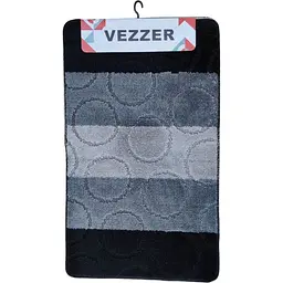 Набір килимків для ванної Vezzer Avangartline 60x100 та 60x50 см сірий (VZA11304/0382) - мініатюра 2