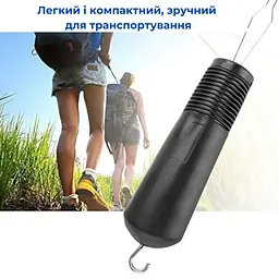 Гачок для застібання гудзиків з ергономічною ручкою, чорний, 19,5×3×2 см - мініатюра 7