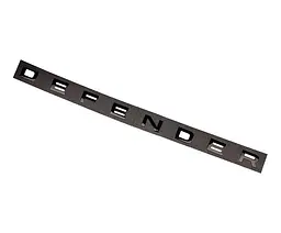 Емблема напис передня Defender для Land Rover (Чорна) 720х35 мм (на скотчі) LR130857 - мініатюра 2