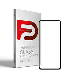 Захисне скло для TECNO Pova (LD7), Full Glue, 2.5D, на весь екран, глянцеве, загартоване 9H, повне проклеювання по всій поверхні, з чорною рамкою, протиударне, ArmorStandart (ARM58472)
