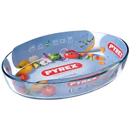 Форма для запікання Pyrex Essentials овальна, скляна, 35х24х6см (346B000/7646)