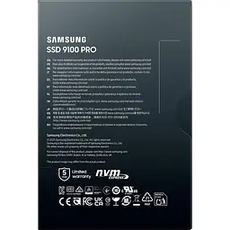 SSD накопичувач Samsung 9100 PRO 4TB (MZ-VAP4T0BW) [134169] - мініатюра 8