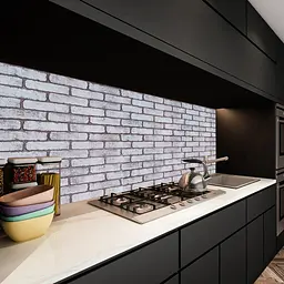 Самоклеюча плівка Sticker Wall лавандова цегла 0.45х10м SW-00001270 - мініатюра 5