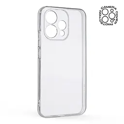Прозрачный чехол для OPPO Reno15 5G с защитой камеры, тонкий, силиконовый, бесцветный, ударопрочный, противоударный бампер с закрытой камерой, ArmorStandart (ARM89902) - мініатюра 2
