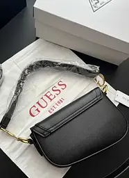 Жіноча сумка G-Dream сідло (в стилі Гесс Guess) Чорна - мініатюра 6