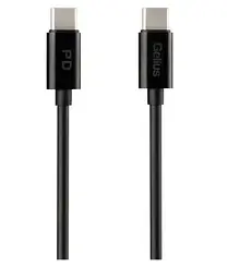 Кабель 2 метри Gelius Contact GP-UC112 60 W Type-C - Type-C чорний