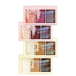 Набір палеток тіней для повік 3 відтінки DoDo Eyeshadow Lifestyle D3270 (4 шт. в асортименті)