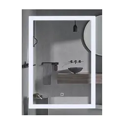 Дзеркало Mixxus TALL MR08-80x60-REVERSE з LED Touch, Anti-fog, димером, регулюванням яскравості (MI6659) - мініатюра 1