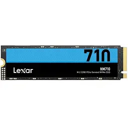 Накопичувач SSD Lexar m.2 NVMe 2TB NM710 PCIe 4.0 (LNM710X002T-RNNNG)