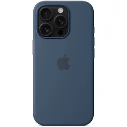Силіконовий чохол CasePro Silicone Case with MagSafe Denim для iPhone 16 Pro - мініатюра 4