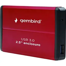 Зовнішня кишеня Gembird 2.5` USB 3.0 Red (EE2-U3S-2-R) [124680]