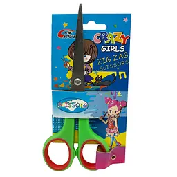 Дитячі ножиці канцелярські "№6 Scissors C" 50434(Green) довжина 14.3 см леза 7.5 см