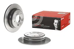 Диск гальмівний невентильований Mercedes 124, C-class 87-01р Brembo (08.4738.21)
