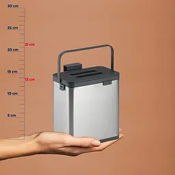 Відро для органічних відходів KELA Plata сріблясте, 2,1 л (12129) - мініатюра 5