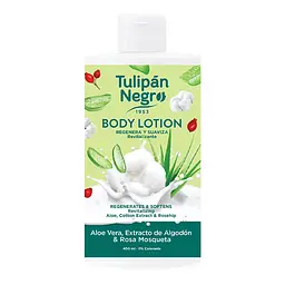 Лосьйон для тіла Алое вера, бавовна, шипшина Tulipan Negro 400 мл