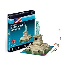 Пазл Cubic Fun 3D Статуя Свободи міні (S3026h) - мініатюра 2