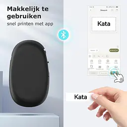 Принтер етикеток SUPVAN Bluetooth E10 з 1 рулоном наклейок - мініатюра 2
