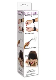 Набір BDSM Pipedream Fetish Fantasy Series Sensual Seduction Kit, 3 предмети (чорний) - мініатюра 2