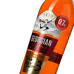 Бренді Georgian Legend 3 зірки 40% 0.7 л - мініатюра 5