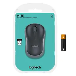 Mишка бездротова Logitech M185 (910-002238) Grey USB - мініатюра 10